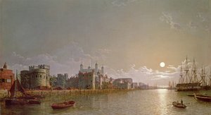 De Theems bij Maanlicht met Traitors